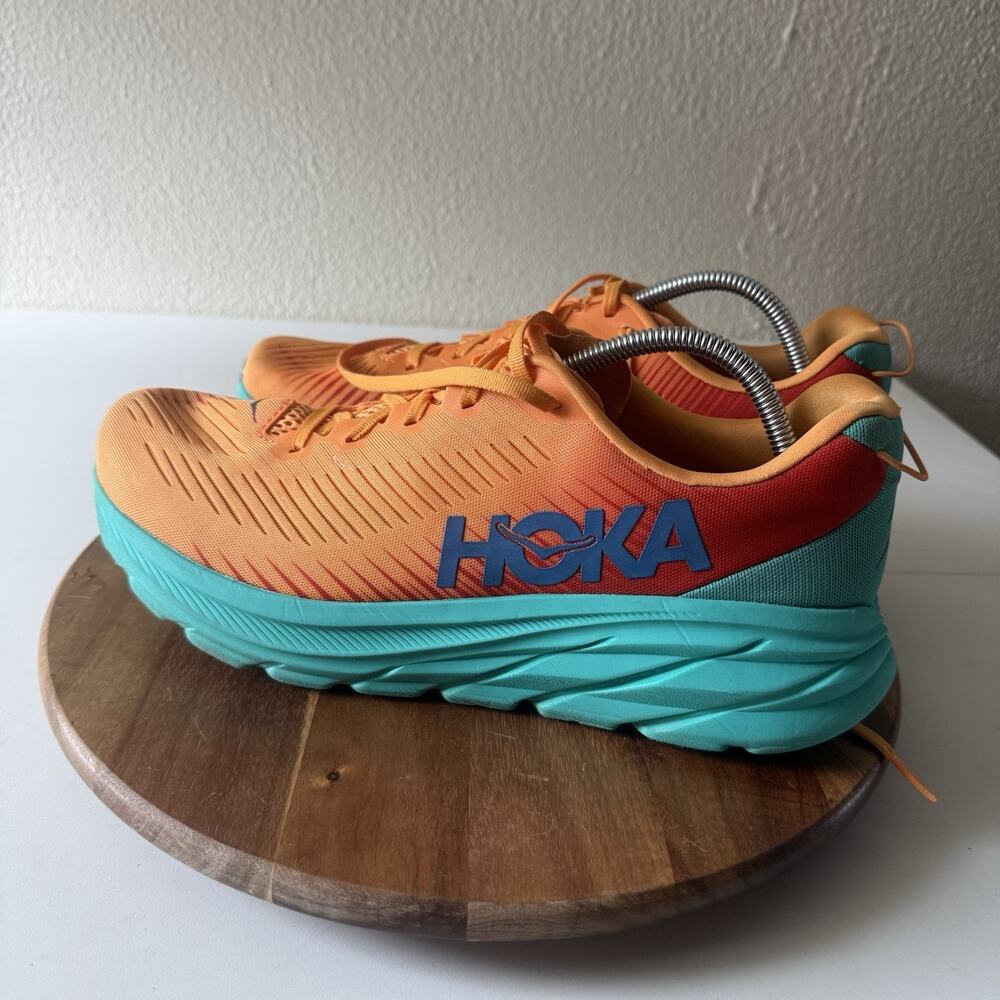 Hoka One One Rincon 3 Blazing Orange Men's Running Shoes Size 11.5 1119395-BOFT
